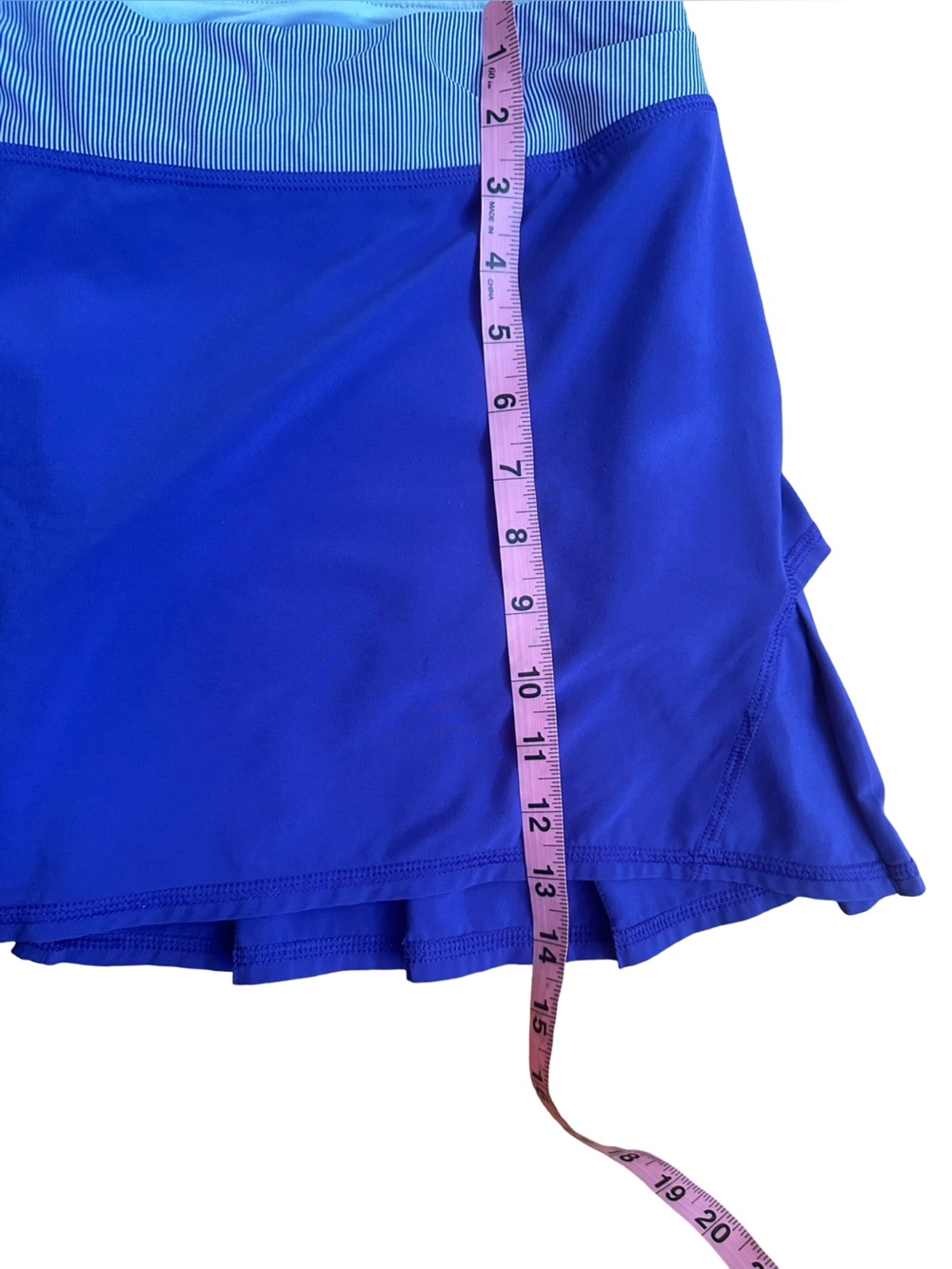 Lululemon Run Pace Setter Skirt in Bruised Berry / Wee Stripe size 10 - Picture 9 of 13